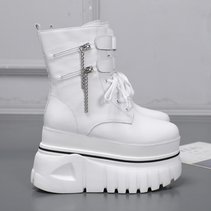 女靴厚底增高11厘米短靴