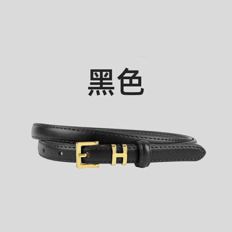 外贸出口订单新品真皮女腰带韩版百搭时尚牛皮针扣搭配连衣裙腰带