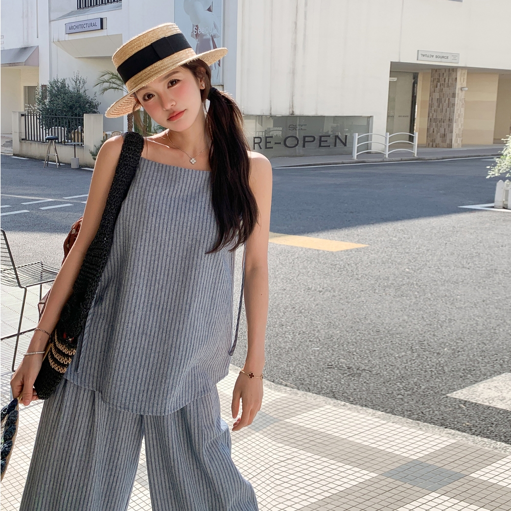 现货2025新款夏季显瘦休闲两件套8627p125K178，商品下架区商品下架区，杭阁服饰