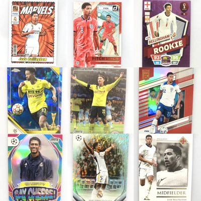 贝林厄姆球星卡专集(200种)  正版足球球星卡 英格兰 帕尼尼topps