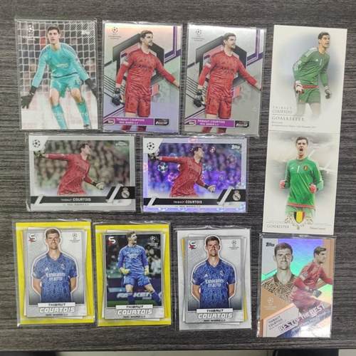 足球球星卡 topps futera 皇马 库尔图瓦 Thibaut  Courtois 专集