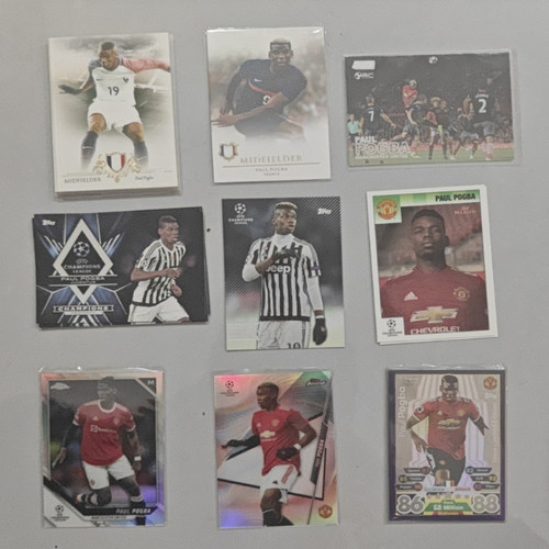 博格巴 足球球星卡 尤文图斯 曼联 法国 pogba  topps 福特拉专集