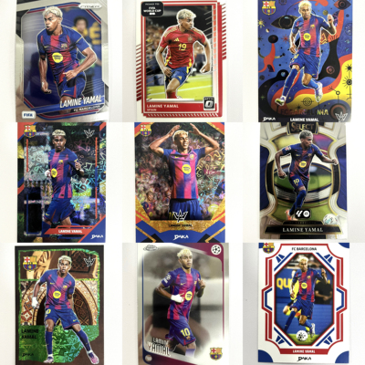 亚马尔球星卡专集  正版足球球星卡 帕尼尼 topps 西班牙队 巴萨