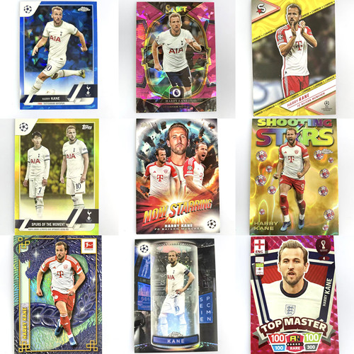 哈里凯恩球星卡专集(300种) 正版足球球星卡 英格兰 帕尼尼 topps