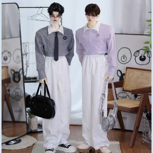 bjd4分大四70叔75叔早春男装娃衣