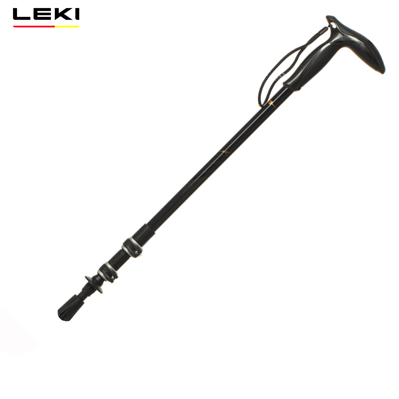 Leki行走杖碳纤维外锁老人杖轻量