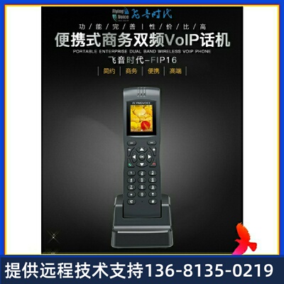 飞音时代FIP16 便携手持式双频电话机 手持IP话机  无绳话机