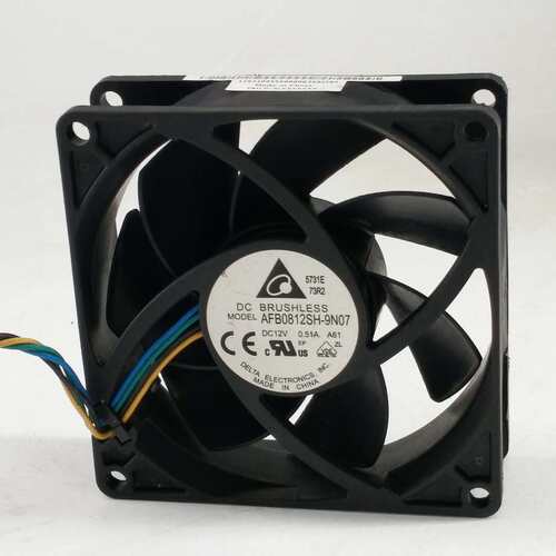 台达 AFB0812SH 12V 0.51A 8025 8CM双滚珠4线PWM温控机箱CPU风扇