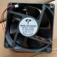 120 24V双滚珠静音变频器机柜散热风扇120 38MM 12038 全新卡堵款