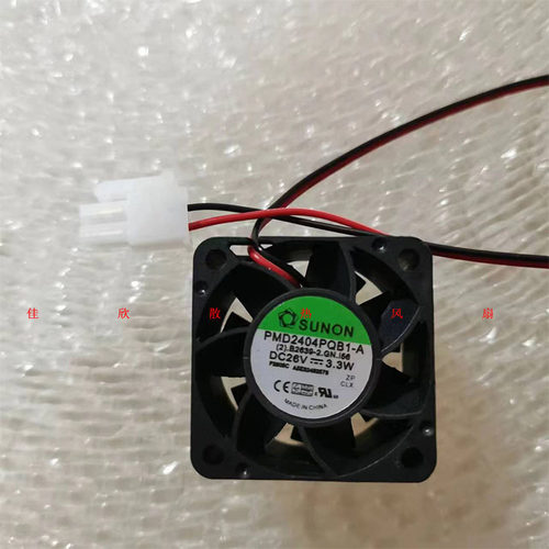 全新PMD2404PQB1-A 26V 3.3W两线 建准SUNON 40*40*28 变频器风扇