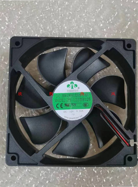 POWERYEAR PY-1225H12S 12V 0.35A 12CM 12025 散热风扇 2线
