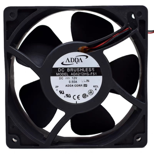 0.50A 原装 大风量变频器风扇 12V 12038 ADDA协禧AD1212HB F51