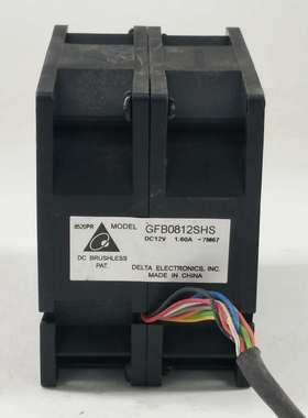 台达 GFB0812SHS 8056 DC12V 1.60A 8CM双电机连体暴力服务器风扇