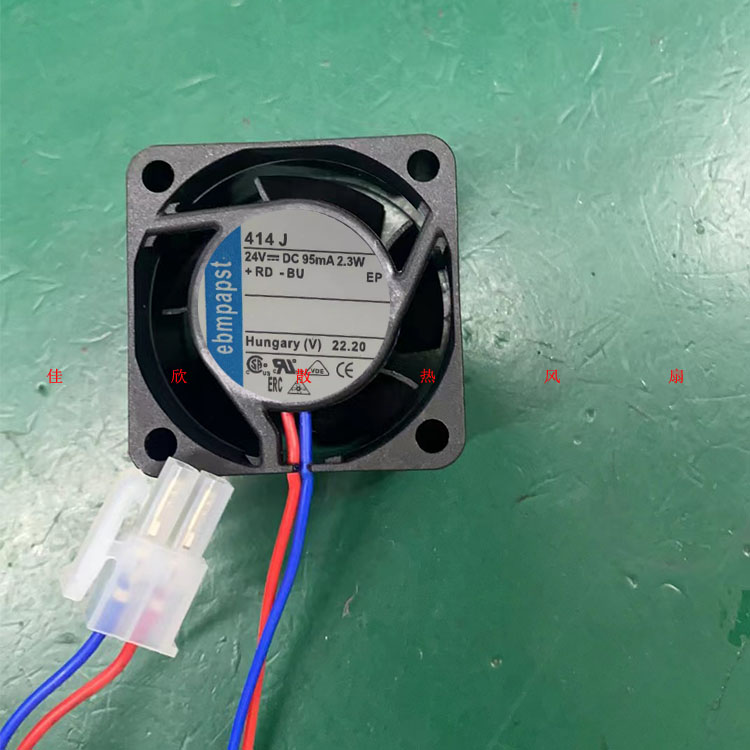 原装德国ebm-papst 414JH/JHH/J/JR 24V 4025 4CM高端变频器风扇