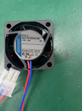 原装德国ebm-papst 414JH/JHH/J/JR 24V 4025 4CM高端变频器风扇