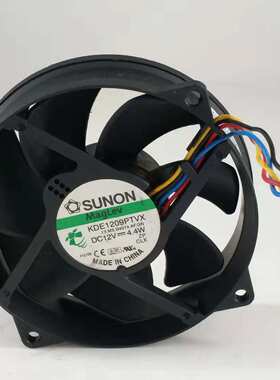 建准SUNON 9cm 9025 4针磁浮风扇 KDE1209PTVX 12V 4.4W 圆形