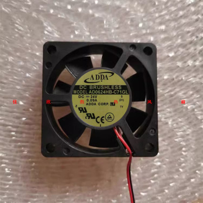 ADDA DCBRUSHLESS AD0624HB-C71GL 24V 0.09A 6cm 变频器散热风扇