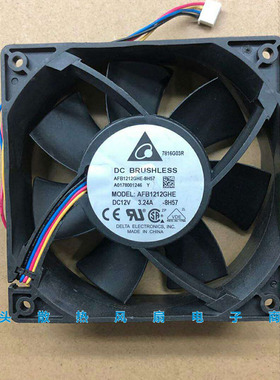 原装台达暴力12038 AFB1212GHE DC12V 3.24A 12CM大风力调速风扇