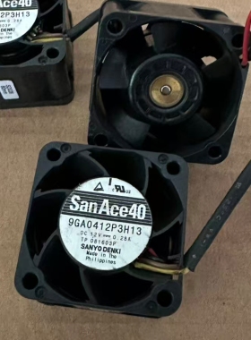 原装三洋 4028 4CM 9GA0412P3H13 12V 0.28A PWM调速机箱电源风扇