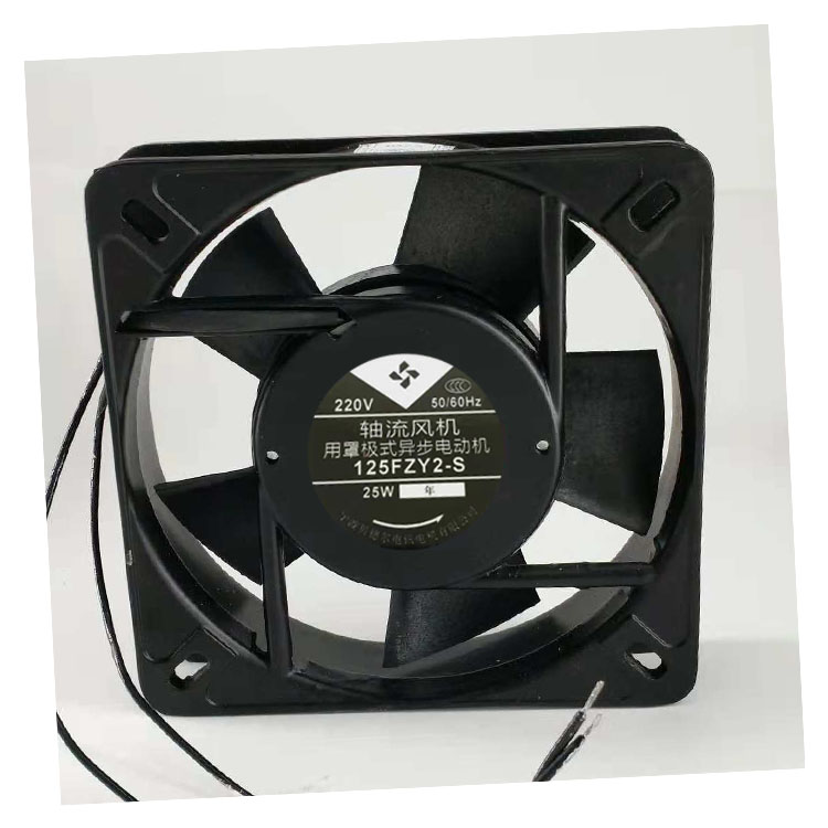 轴流风机 贝德尔125FZY2-S AC220V 罩极式异步电动机135*135*32mm