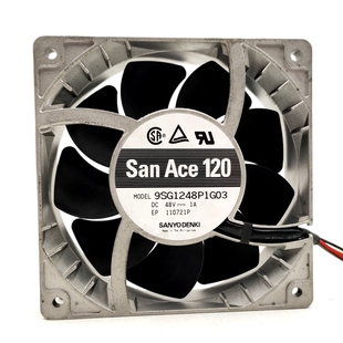 9SG1248P1G03 高端 48V 大风量 散热风扇 12038