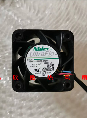 Nidec 4028 W40S12BMD5-07 4CM 12V 0.64AS7/S9I/L3+电源散热风扇