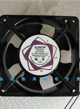全新SUNON DP201A 2123XSL 220V 12038 12CM 机柜 轴流散热风扇