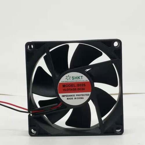 全新SHKT/恺天静音散热风机8CM变频器风扇8025 DC24V 80x80x25mm