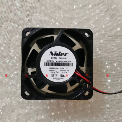 NIDEC TA225DC M34313-55RA1F/2F/3F/9F/11F 24V 6cm6025散热风扇