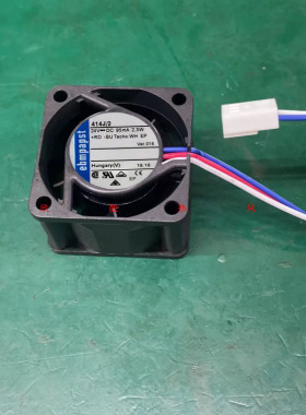 原装德国 ebm papst 414J 2 24V 95mA 4025 4厘米 变频器散热风扇