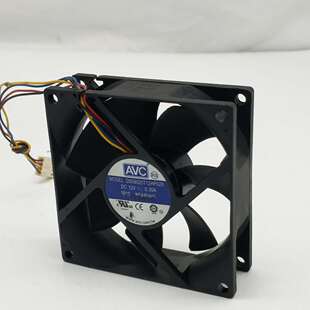 AVC DS08025T12HP028 12V 0.30A 8025 8CM 4线PWM温控CPU静音风扇