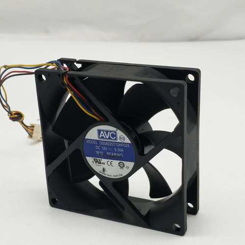 AVC DS08025T12HP028 12V 0.30A 8025 8CM 4线PWM温控CPU静音风扇
