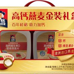 桂格礼盒系列 高钙燕麦金装 猴头菇食养燕麦 人参燕麦粉滋补礼盒