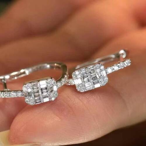 18K金南非女款天然高品质真钻