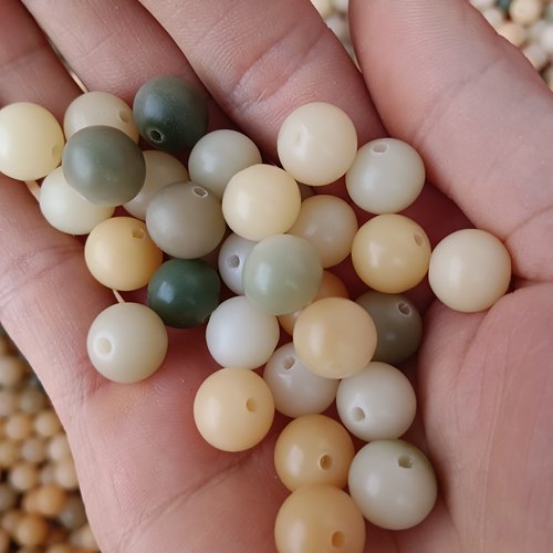 天然原色菩提根手串108颗散珠苹果圆文玩diy饰品配件