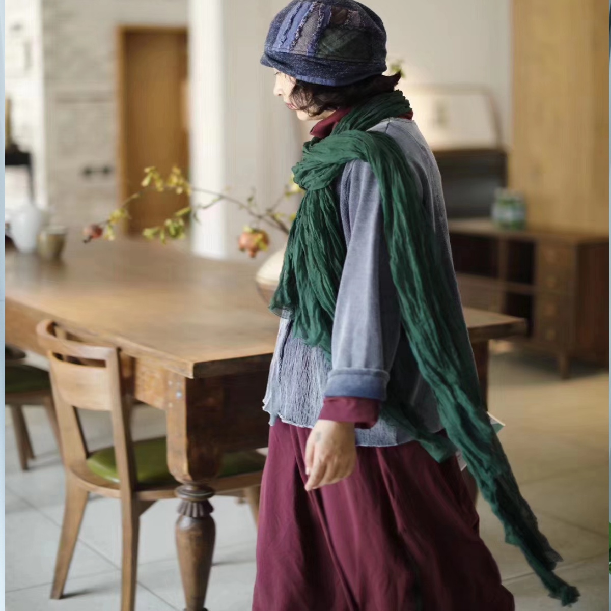 夏季褶皱韩版女柔软轻薄透气