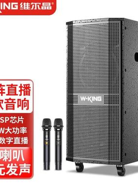 维尔晶K20pro360W大功率乐队演出音响广场级音量嗨唱路演蓝牙音箱