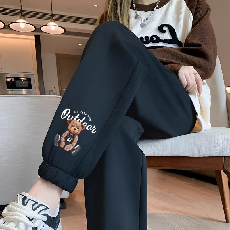 便宜尾货休闲裤女秋季新款宽松束脚小个子爆款卫裤百搭潮流运动裤