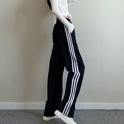 商场倒闭清仓直筒运动裤女夏季薄款冰丝速干高腰显瘦休闲长裤子潮