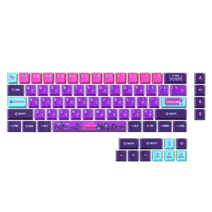 适配ROG夜魔魔导士小蜜蜂PBT机械键盘键帽透光宝可梦凌波丽雾透