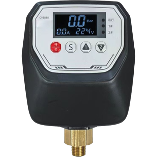 潮涌双头单相二机组空压机气泵无油 压力开关液晶屏控制器CYE系列