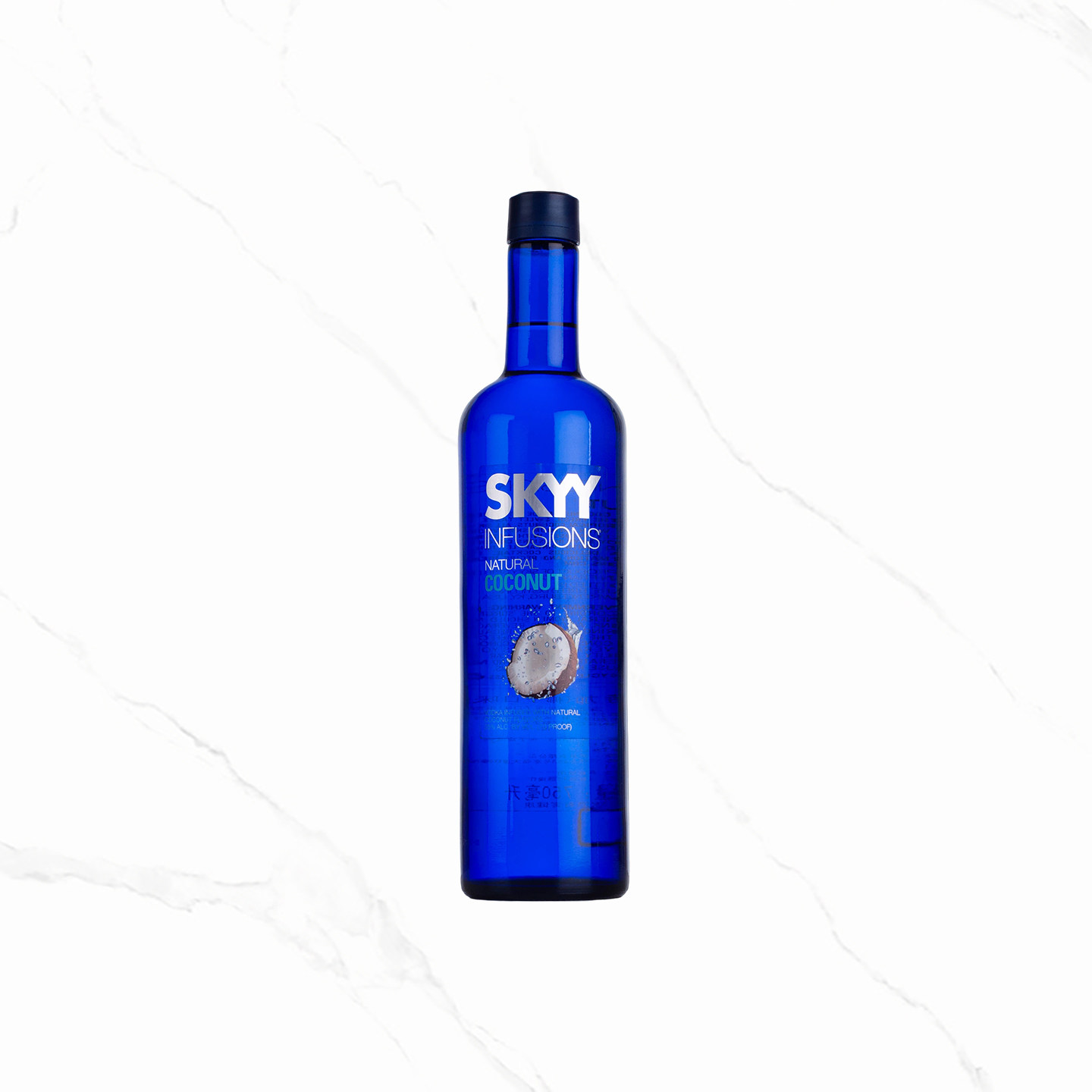 SKYY深蓝伏特加椰子味750ml进口洋酒果味伏特加网红鸡尾酒调酒