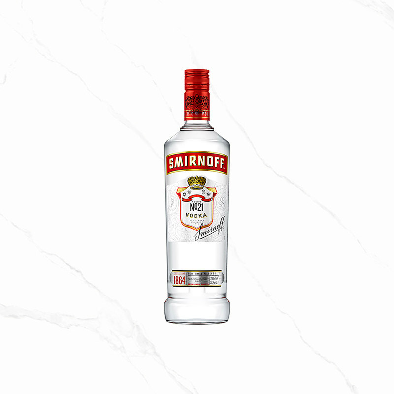 斯米诺伏特加红牌皇冠伏特加SMIRNOFF VODKA鸡尾酒调酒基酒750ml