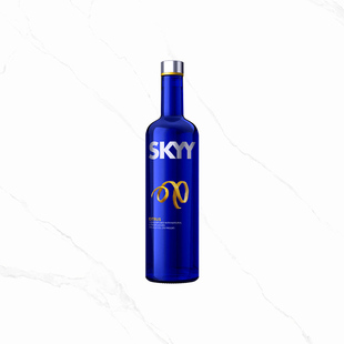 洋酒深蓝伏特加柑橘口味蓝天伏特加橙味SKYY Vodka750mL调鸡尾酒