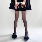 丝袜 透肉隐形防勾丝打底连裤 超薄0D任意剪 性感辣妹Jk黑丝袜夏季