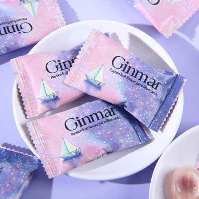 GINMAR金玛百香果水果味夹心硬糖高颜值包装结婚喜糖散装糖果零食