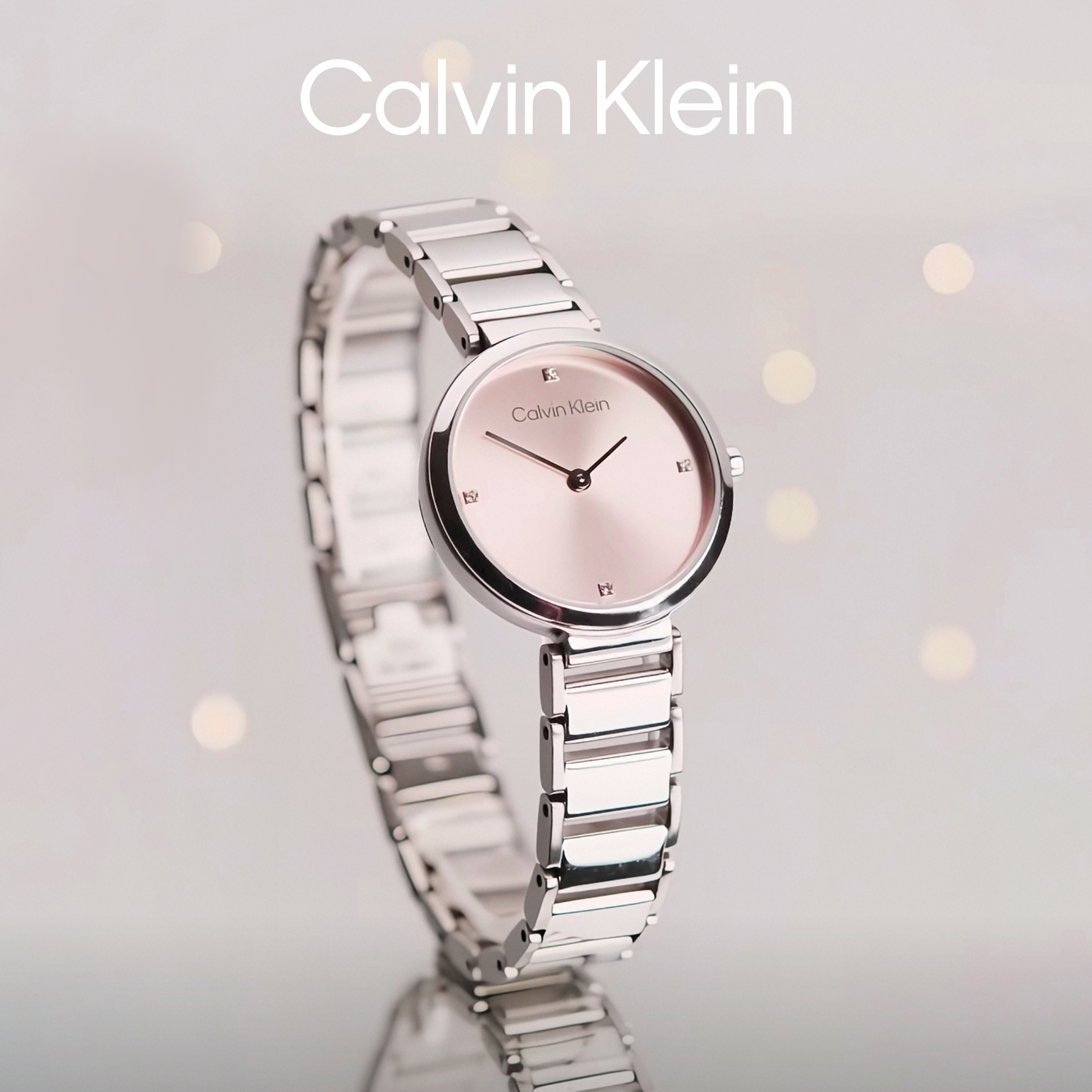 CalvinKlein女表小闪钻百搭女表