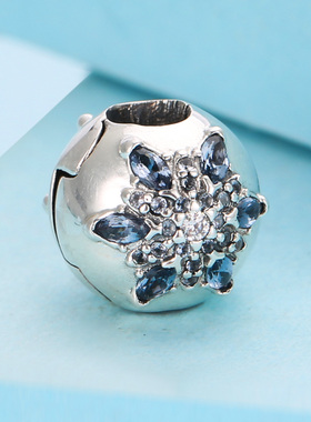 潘多拉925银雪花手链现货