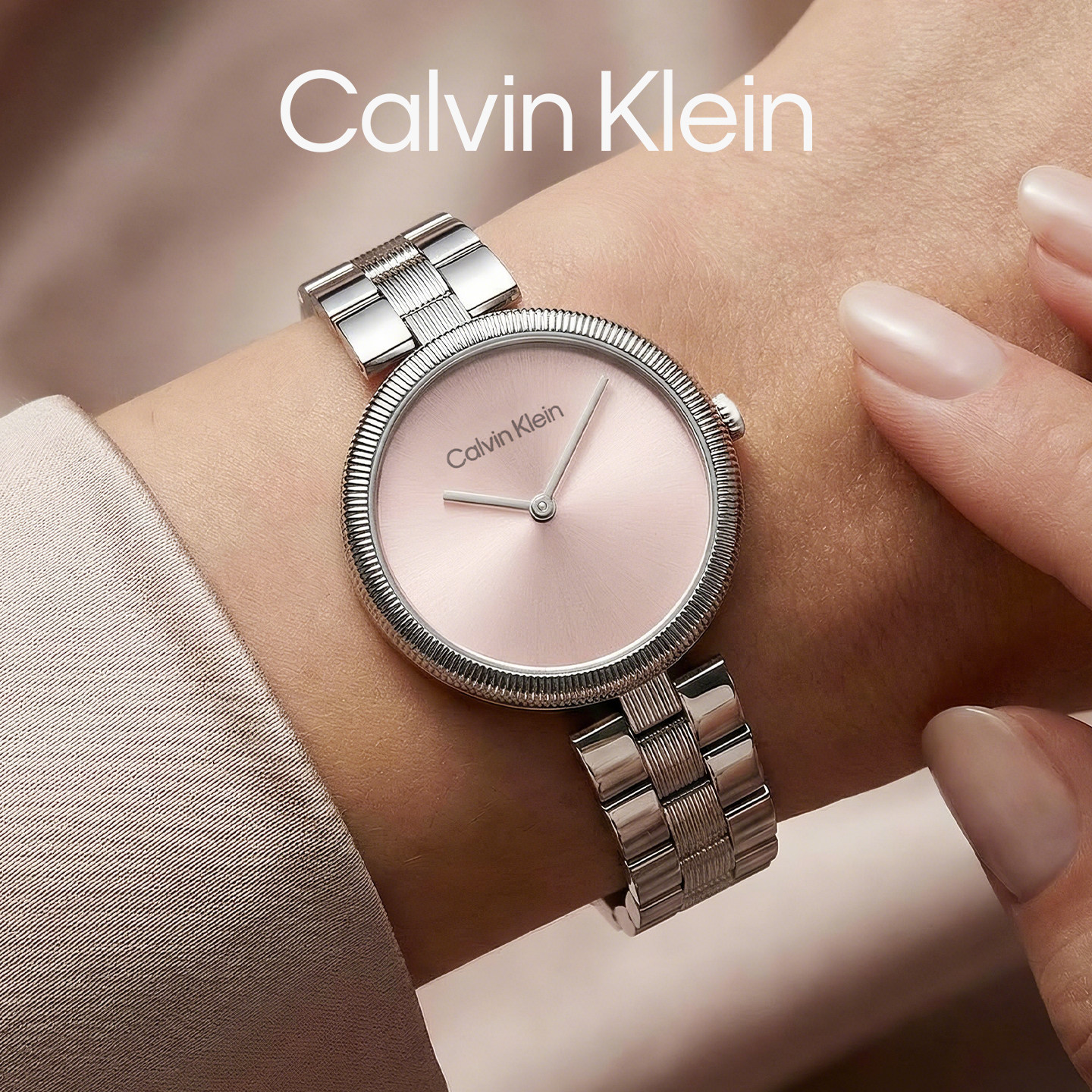 [送女友]CalvinKlein官方正品CK女表永恒简约小弹簧石英休闲手表