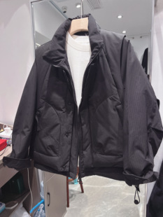 2025冬季新款男士石墨烯云绒服青年学生帅气假两件马甲可脱卸外套